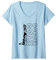 Damen Border Collie Hund Herrchen Frauchen Hunde Collie T-Shirt mit V-Ausschnitt