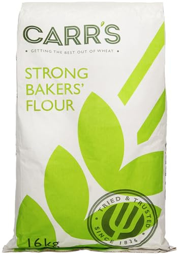 Carr's Strong Bakers' Flour 16kg - Very High Protein Bread Flour | Premium Quality for Professional & Home Baking