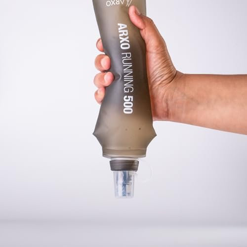 ARXO Soft flask - Botella de agua flexible - Botella de Hidratación BPA FREE para Running - Bolsa de Hidratación Deportiva - Botella de Agua Reutilizable