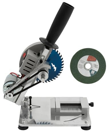 Mini Tischkreissäge mit 2 Klingen, 0-45° Verstellbarer Winkel, 96W 9000rpm Tischkreissägen Tragbare für Holzplatten, Acrylplatten, ABS-Platten, kleinen Stahlplatten