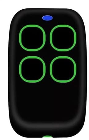 ELLEDI' | TELECOMANDO UNIVERSALE PER CANCELLO | FREQUENZA 433MHz | RADIOCOMANDO 433MHZ PER CANCELLI A CODICE FISSO | FIXED CODE | TASTI GRANDI | BATTERIA INCLUSA (VERDE)