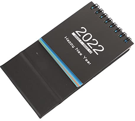 Lurrose 2stücke Kreativer Tischkalender Mini-desktop-jahresplaner Mit Notizfunktion Für Büro Und Zuhause Zufällige Farbe Monate Übersicht
