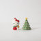 Blue Sky Clayworks Hello Kitty and Christmas Tree Salt and Pepper, Set of 2, Holiday Home Decorations, Ceramic, 24008