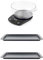 Salter Kitchen Scale & Baking Tray Set – 37 cm Non-Stick Baking Tray, Lightweight Oven Sheet, Carbon Steel, Digital Kitchen Scale, 1.8L Bowl, Zero Function, Measures Liquids, Cooking/Baking