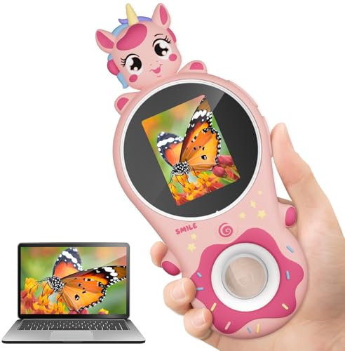 Handheld Digital mikroskop für Kinder tragbar - USCAMEL Mini-Taschenlupe Bildungswissenschaft Optisches Miniskop für Mädchen Jungen Labor Studie 5-7 8-12 9 Teens Geschenk