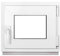 Framex Kellerfenster Kleines Fenster Weiß Breite x Höhe 40 x 40 cm (400 x 400 mm) 2fach (32 mm) Dreh Kipp DIN Links - Premium - Alle Größen