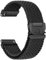 Bracelet de montre tressé 18 mm pour Garmin Venu 3S/Venu 2S/Vivoactive 4S/Forerunner 265s/255s/255s Music/Vivomove 3S/Move3S Homme/Femme Bracelet de montre en nylon 18 mm Boucle de parachute à