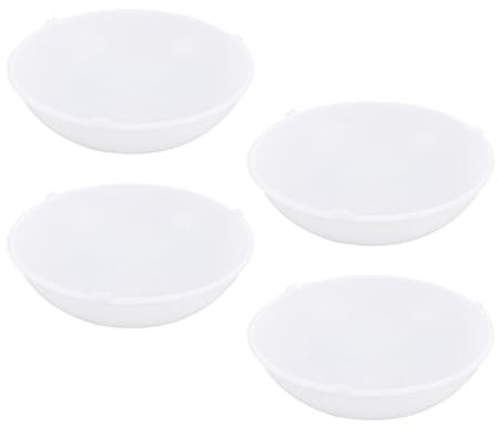 Ciieeo 4pcs Led Ceiling Light Diffuser Mushroom Light Shade Cover Plastic Replacement for Hallway Corridor Balcony Flush Mount Lighting