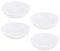Ciieeo 4pcs Lampshade Ceiling Light Fan Light Bulb Covers Lamp Diffuser Mushroom Ceiling Shade Light Globe Lamp Shade Fixture Dust Cover White