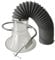 Extractor campana extractora de humos de soldadura industrial para soldadura brazo extractor laboratorio sistema de extracción de aire purificador de humo (75-150 mm con tubo de PVC de 2 m)