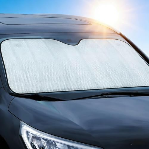 Parasol Coche Delantero para BMW X4 F26 G02 X5 E53 E70 F15 G05 M Competition xDrive45e, Paraguas Parabrisas Plegable Protección Rayos UV Reflector Calor Aislante Luna Solar,L