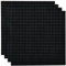 Strictly Briks - Bauplatten - 100% kompatibel mit Allen führenden Marken - Zum Bauen von Türmen, Tischen & mehr - 10 x 10“ (25,4 x 25,4 cm) - 4 Stück - Schwarz