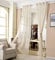 WOLTU Gardinen transparent mit Ösen Leinenoptik Vorhang Ösenvorhang Halbtransparent 140x245 cm Creme Stores Voile Fensterschal Leinenvorhang für Wohnzimmer Kinderzimmer Schlafzimmer (1 Stück)