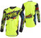 O'NEAL | Motocross-Trikot | Enduro Motorrad | Passform für Maximale Bewegungsfreiheit, Eingenähter Ellbogenschutz, Atmungsaktiv | Element Jersey Villain | Erwachsene | Neon-Gelb | Größe XL