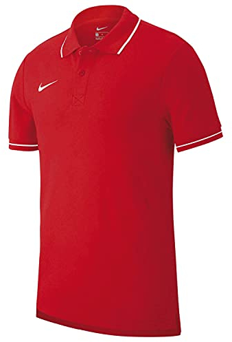 Nike Men's M Polo Tm Club19 Ss Shirt ,Red (University Red / White) ,S