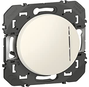 LEGRAND | Interrupteur Ou Va-Et-Vient Avec Voyant Lumineux, Gamme Dooxie, Fonction Lumineuse Pour Repérage Facile, Connexion Rapide Sans Outil, Finition Blanche Brillante