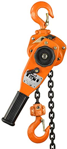 Pro-Lift-Werkzeuge 750kg Kettenzug mit Arm 1,5 m Hubhöhe Ratschenzug Hebezug Hebelzug Kranzug 750 kg Kran Kette Hebel 0,75 t