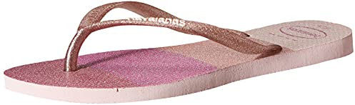Havaianas Slim Palette Glow, Infradito, Donna, Rosa Candy Pink, 41/42 EU