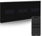 BSEED WiFi Interruptor de Luz 3 Gang 2 Vías Triple Interruptor Inteligente con Panel de Vidrio Negro,Compatible con Alexa y Google Home, Control de App y Función de Temporizador-Neutral Requerido