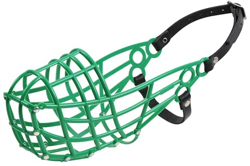 AMATHINGS Greyhound-Rennmündung mit frei laufenden Greyhounds und großen Rassen mit langen, schlanken Schnauzenformen (grün)