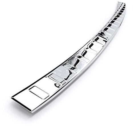 tuning-art L413 Edelstahl Ladekantenschutz passend für VW Touareg 3 2018-, Farbe:Chrom