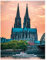 Ideen mit Herz 5D Diamond Painting | Diamant Painting Set | 35 x 25 cm | Motivleinwand | runde Steinchen | inkl. Zubehör | Verschiedene Bilder zur Auswahl (Kölner Dom)
