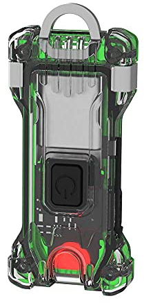 Armytek Zippy WR Extended Set Kaltweiß&Rot Taschenlampe Schlüsselanhänger USB Wiederaufladbar Mini Stirnlampe Keychain Licht (Green Jade)