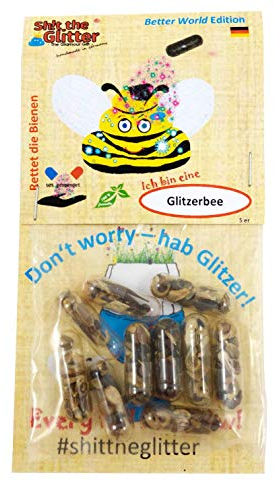 STG - Glitzerbee Edition/Blumensamen/Rettet die Bienen/für Kinder und Erwachsene/Geschenk/Freude/Blumen/Wiese/mach die Welt bunt