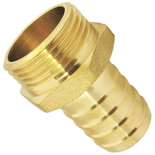 3/4 Zoll Messing Fitting alle Sorten | Gewindefitting Schraubfitting Fittings > Wunschausführung einfach selber auswählen >>> Schlauchtülle AG Tülle 19mm (3/4 Schlauch)