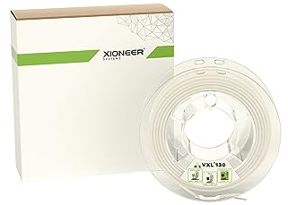 Xioneer 3D Drucker Filament - ​​VXL 130 Lösliches Stützmaterial 2,85mm - Besser als PVA, BVOH - Starke Haftung auf PEEK, PC, PA und mehr - Verstopfungsfreies Drucken, Einfach zu Lagern - 100g Spule