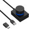 GEEKRIA USB-Lautstärkeregler-Regler mit drehbarer Lautstärkeregelung und EIN-Tasten-Stummschaltfunktion, PC/Telefon, Audio-Fernbedienung, unterstützt Win 7, 8, 10, Vista, Android (5FT /1,5 m Kabel)