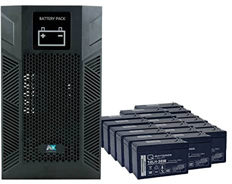a-TroniX USV Batterie Erweiterung 48V Tower 18 Akkus 9Ah