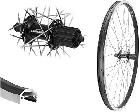 28“ 29 Hinterrad Andra 40 Disc schwarz Shimano QC400 8,-9,-10 Fach Industrielager verstärkt bis 180 kg Laufrad 622-25