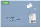 SIGEL GL513 Premium Glas-Magnettafel 60x40 cm, pastellblau: matt, nicht spiegelnd, SGS geprüft, einfache Montage, incl. 3 starke Magnete, Artverum