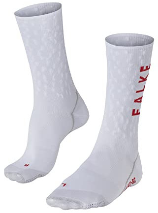 FALKE Unisex Fahrradsocken BC Impulse Peloton U So Funktionsmaterial antiblasen 1 Paar, Weiß White 2008, 44-45