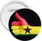 Ghana-Flaggen-Brosche, rund, Anstecknadel zum Dekorieren von Hut, Hemd, Kleidung, Tasche, Zubehör S