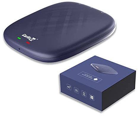 CarlinKit Android 11 CarPlay AI Box,30% Leistungssteigerung,4 GB+64 GB, Snapdragon QCM 6125, Unterstützt Wireless CarPlay/drahtloses Android Auto, Google Play Store, Netflix, YouTube online ansehen