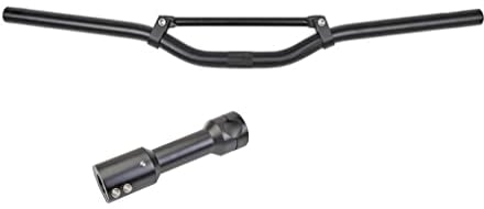 Downhill Enduro Lenker Set Matt Schwarz passend für Yamaha Aerox, MBK Nitro 50