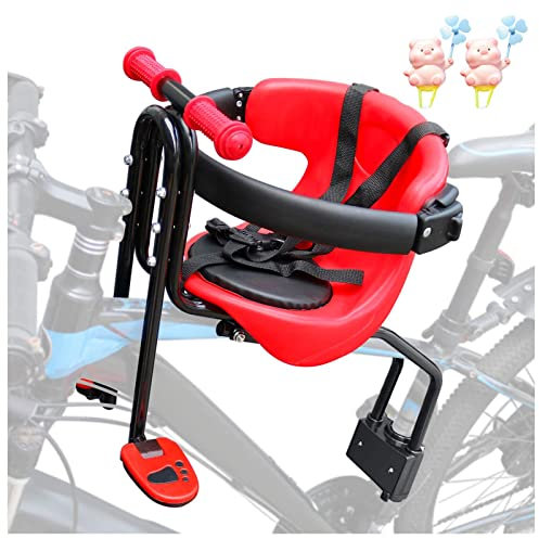 Alacritua Kinder Fahrradsitz, Kindersitz Mit SicherheitsbüGel Fahrradsitz Kind Ohne GepäCkträGer WindmüHle Mit SüßEm Haustier, Mit Sicherheitsgitter FüR Kinder Von 1 Bis 6 Jahren
