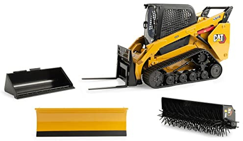 Diecast Masters 1/16 Jaune High Detail Caterpillar Tracked 272D2 Skid Steer Loader 85628