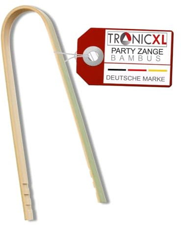 TronicXL 100 pinze per finger food in bambù da 100 mm, posate usa e getta, per feste, barbecue, pinze
