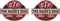 Pure Print Cut Öl Tuning Aufkleber für Hotrod und Oldtimer – Retro-Design, Rennsport-Themen, V8-Ratte – Hochwertige Rat Rod Oil Slick Sticker, 2 Stück, 10 cm, STP & Pennzoil (STP)