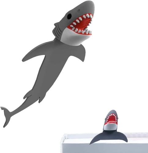 Hai Lesezeichen für Kinder Jungen Dinosaurier Lesezeichen riesige coole Kinder 3D Cartoon Tier Bookmarks, Schulbedarf