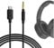 GEEKRIA USB-C Digital to Audio Cable Compatible with Skullcandy Hesh EVO/ANC/3/2, Crusher EVO/ANC 2, Riff 2 Headphones, Replacement Type-C Audio Cord (5.6ft / 1.7m)