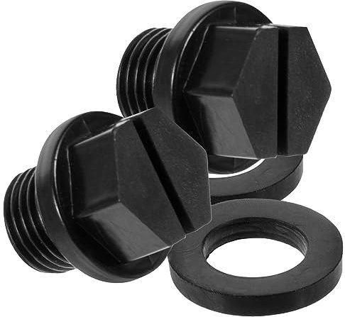 Parliky 2sätze Poolstöpsel Mit Gewinde Rücklaufstöpsel Für Poolpumpen Winterstöpsel Zum Überwintern Poolablassstöpsel Mit O-Ring Ersatzteile Und Zubehör Für Schwimmbecken