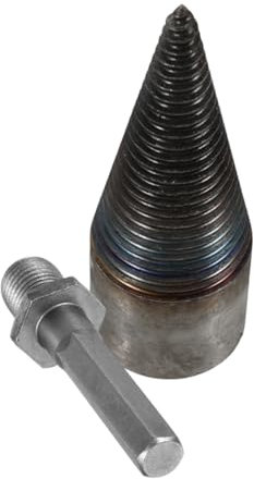 ULTECHNOVO Brennholzbohrer Holzspalter Kegelbohrer Für Elektrobohrer Einfache Anwendung Vielseitig Einsetzbar Effizientes Spalten Von Holz Für Zuhause Baustelle Landwirtschaft