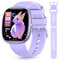 Smartwatch Kinder für Jungen Mädchen, Kinderuhr mit 20 Sportmodi, Schrittzähler, Herzfrequenz Schlafmonitor, IP68 Wasserdicht Fitness Aktivität Tracker, Kindergeschenk für Teenage ab 3-14 Jahren, Lila