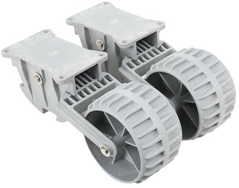 NICCOO Boat Launching Wheels Dinghy Dolly Wheels Inflatable Boat Transom Launch Wheels 250 LBS Loading Capacity