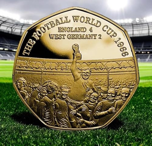The Commemorative Coin Company ENGLAND Football World Cup CHAMPIONS 1966 24ct Gold Commemorative. Bobby Moore