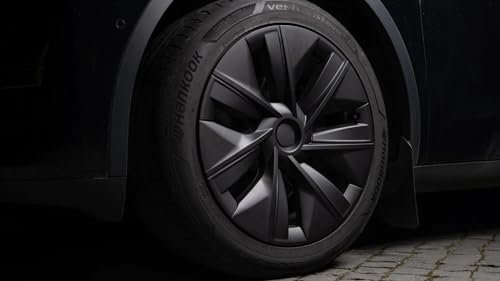 Radzierblenden Tesla Model Y 19 Zoll Zwillinge 4er Set Mattschwarz